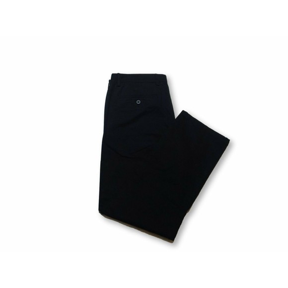 OLD NAVY ULTIMATE SLIM KHAKI PANTS MENS SIZE 36X30 BLACK COLOR ZIP FLY NWT - Picture 1 of 1